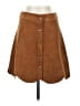 Few Moda 100% Polyester Solid Brown Casual Skirt Size S - photo 1