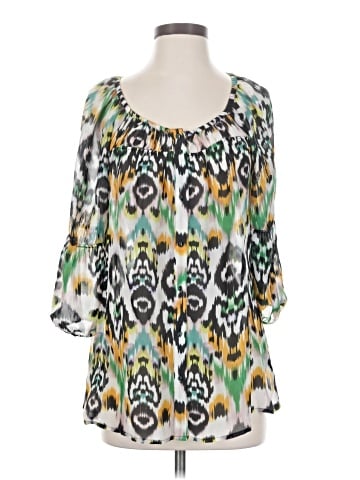 Vanessa Virginia 3/4 Sleeve Blouse (view 1)