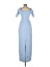 Unbranded 100% Polyester Blue Casual Dress Size 2 - photo 2