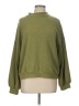 Lush Solid Green Turtleneck Sweater Size L - photo 1