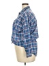 Margot Plaid Blue Long Sleeve Button-Down Shirt Size XXL (estimated) - photo 5