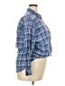 Margot Plaid Blue Long Sleeve Button-Down Shirt Size XXL (estimated) - photo 4