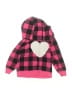 Carter's 100% Polyester Hearts Pink Zip Up Hoodie 12-18 MO / 18 MO - photo 1