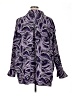 Maggie Barnes 100% Polyester Paisley Purple Kimono Size 34W - photo 2