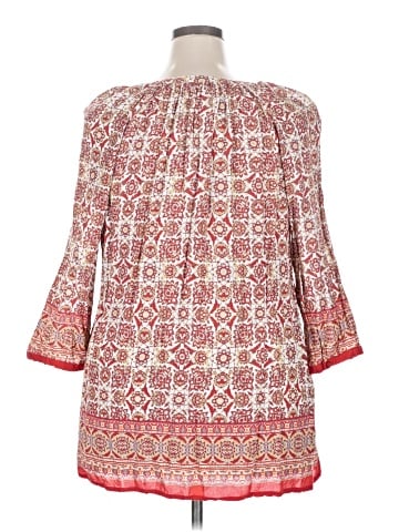 Ava Christine 3/4 Sleeve Blouse (view 2)