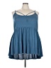 Torrid Blue Tank Top Size 4X Plus (4) - photo 1