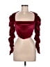 Boohoo Burgundy Cardigan Size 6 - photo 1