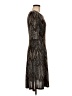 Kim Rogers Chevron-herringbone Brown Cocktail Dress Size 8 - photo 4