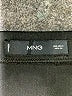 MNG Solid Black Casual Skirt Size S - photo 4