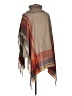 MULTIPLES 100% Acrylic Brown Poncho Size 1X - photo 2