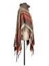 MULTIPLES 100% Acrylic Brown Poncho Size 1X - photo 4