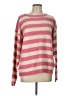 Staccato Stripes Pink Pullover Sweater Size L - photo 1