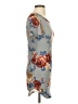 Beware! Floral Gray Casual Dress Size S - photo 4