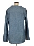 J.Crew 100% Cotton Blue Long Sleeve Blouse Size 6 - photo 2