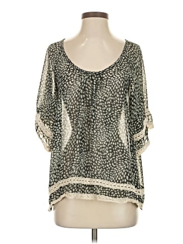 Marina Luna 3/4 Sleeve Blouse (view 1)