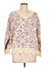 Main Strip Animal Print Purple Pullover Sweater Size L - photo 1