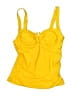Unbranded Solid Yellow Swimsuit Top Size S - photo 1