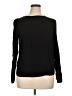 H&M 100% Viscose Black Long Sleeve Top Size 16 - photo 1