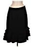 Cartise 100% Polyester Solid Black Formal Skirt Size 8 - photo 1