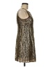 Tibi Metallic Silver Cocktail Dress Size 6 - photo 4