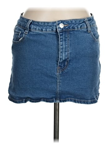 LA Hearts Denim Skirt (view 1)