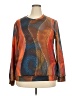 Unbranded 100% Polyester Print Orange Pullover Sweater Size XXL - photo 1