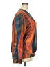 Unbranded 100% Polyester Print Orange Pullover Sweater Size XXL - photo 4