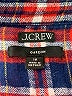 J.Crew 100% Cotton Plaid Red Long Sleeve Button-Down Shirt Size 18 - photo 7