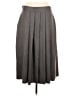 8 by Yoox Solid Gray Formal Skirt Size 8 - photo 1