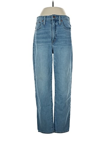 Madewell Classic Straight Jeans in Meadowland Wash (view 1)
