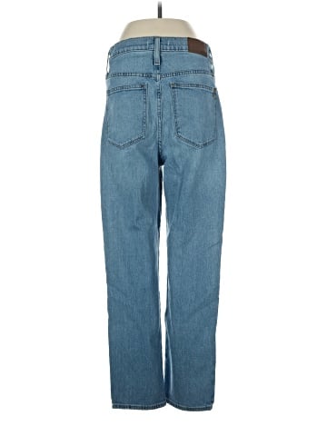 Madewell Classic Straight Jeans in Meadowland Wash (view 2)