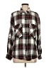 Sanctuary 100% Rayon Plaid Green Long Sleeve Button-Down Shirt Size M - photo 1