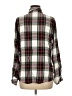 Sanctuary 100% Rayon Plaid Green Long Sleeve Button-Down Shirt Size M - photo 2