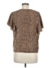 Shein Brown Short Sleeve Blouse Size 6 - photo 2