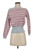 Forever Stripes Gray Pullover Sweater Size S - photo 1