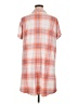 Full Circle Trends With Love Plaid Orange Short Sleeve Blouse Size 1X - photo 2