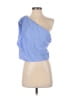 Missguided Blue Sleeveless Blouse Size XL - photo 1