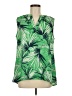 Chaus 100% Polyester Green Sleeveless Blouse Size M - photo 1