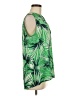 Chaus 100% Polyester Green Sleeveless Blouse Size M - photo 4