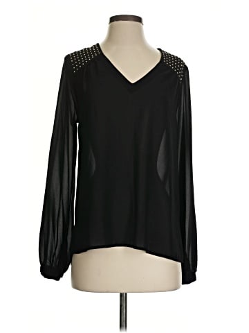 Rose + Olive Long Sleeve Blouse (view 1)