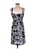 Unbranded 100% Polyester Paisley Blue Cocktail Dress Size M - photo 2