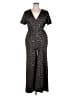 Ivanka Trump Animal Print Black Jumpsuit Size 14 - photo 1