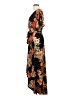 Assorted Brands Floral Black Casual Dress Size P (estimated, petite) - photo 5