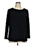 Susan Graver Solid Black 3/4 Sleeve Top Size 1X - photo 1
