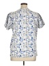 Assorted Brands Blue Short Sleeve Blouse Size XL - photo 2