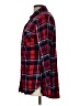 Merona 100% Cotton Plaid Red Long Sleeve Button-Down Shirt Size L - photo 5