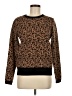 T Tahari Animal Print Brown Pullover Sweater Size M - photo 1