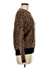 T Tahari Animal Print Brown Pullover Sweater Size M - photo 4