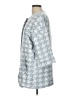Dolce Cabo 100% Polyester Houndstooth Blue Coat Size L - photo 5