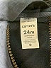 Carter's 100% Cotton Black Zip Up Hoodie 18-24 MO / 24 MO - photo 3